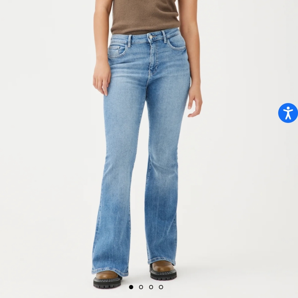 Warp+weft mia Miami flare jeans size 22